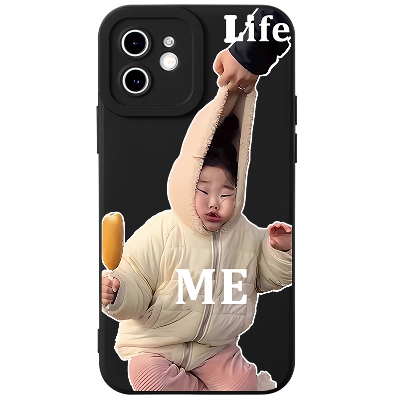 Ốp lưng JEERO Mềm dễ thương đẹp độc lạ bựa Cho iPhone 14 13 12 11 Pro Max SE 2020 X XR XS 8 7 ip 6S 6 Plus kute HFF1668