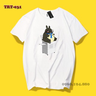 Áo thun ngắn tay in hình totoro siêu dẽ thương