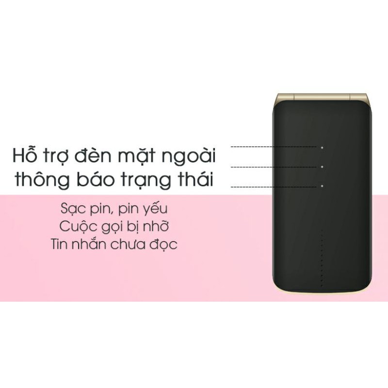 Điện thoại Nắp gập Mobell M729 2Sim - Bảo hành 24 Tháng