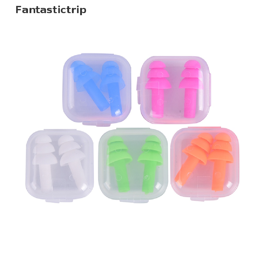 Hộp nút bịt tai silicone thoải mái sử dụng khi ngủ