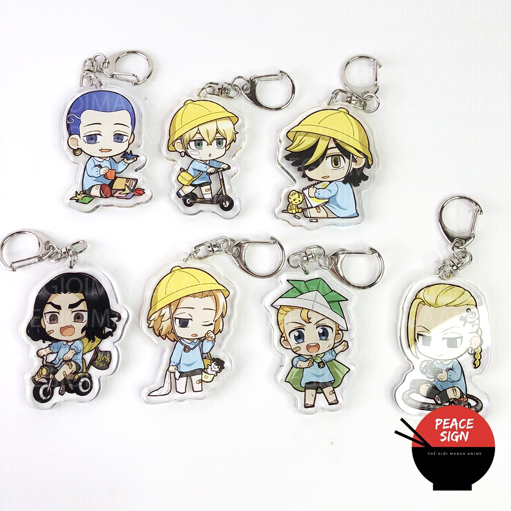 ( MẦM NON ) Móc khóa in hình TOKYO REVENGERS Kịch Trường Của Takemichi anime chibi Mica trong acrylic