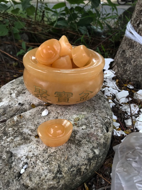 Bát tụ bảo ngọc hoàng long đẹp tuyển ( size lớn 12cm kèm đế gỗ xoay ) | BigBuy360 - bigbuy360.vn