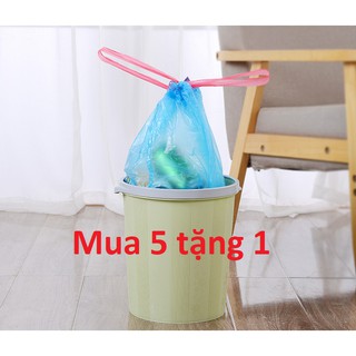 Túi đựng rác có quai, dây rút siêu tiện lợi