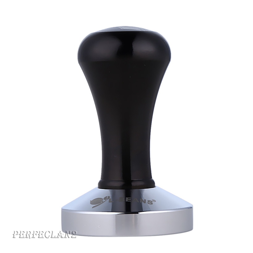 [PERFECLAN2] Espresso Tamper Coffee Bean Press Hammer Flat Base Grip Handle Bean Aluminum