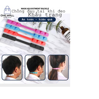 Bộ 4 Phụ kiện cao su hỗ trợ chống sưng đau tai khi đeo khẩu trang.Chất liệu cao su silicon cao cấp nhiều màu. Aone mall