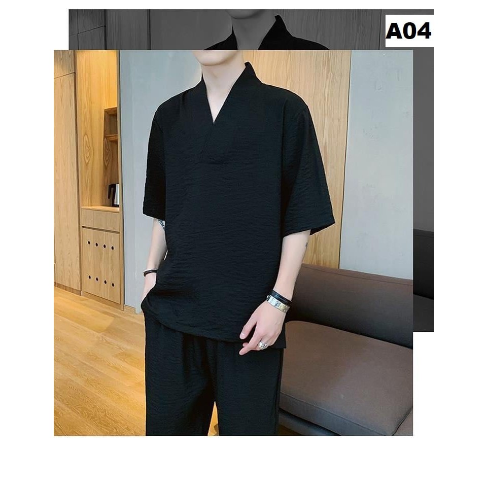 [Freeship] Bộ đũi nam chất vải đũi Thái loại dày cao cấp siêu mát | BigBuy360 - bigbuy360.vn