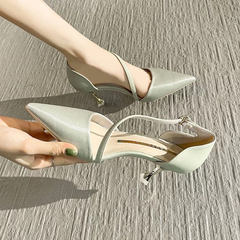 Giày cao gót 7cm phong cách thần tiên thời trang mùa hè cho nữ