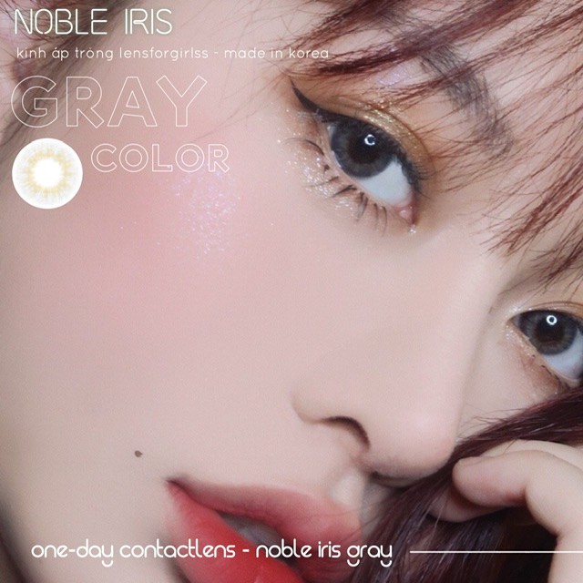 Kính áp tròng 1 ngày Noble iris gray (Hsd 1 ngày)