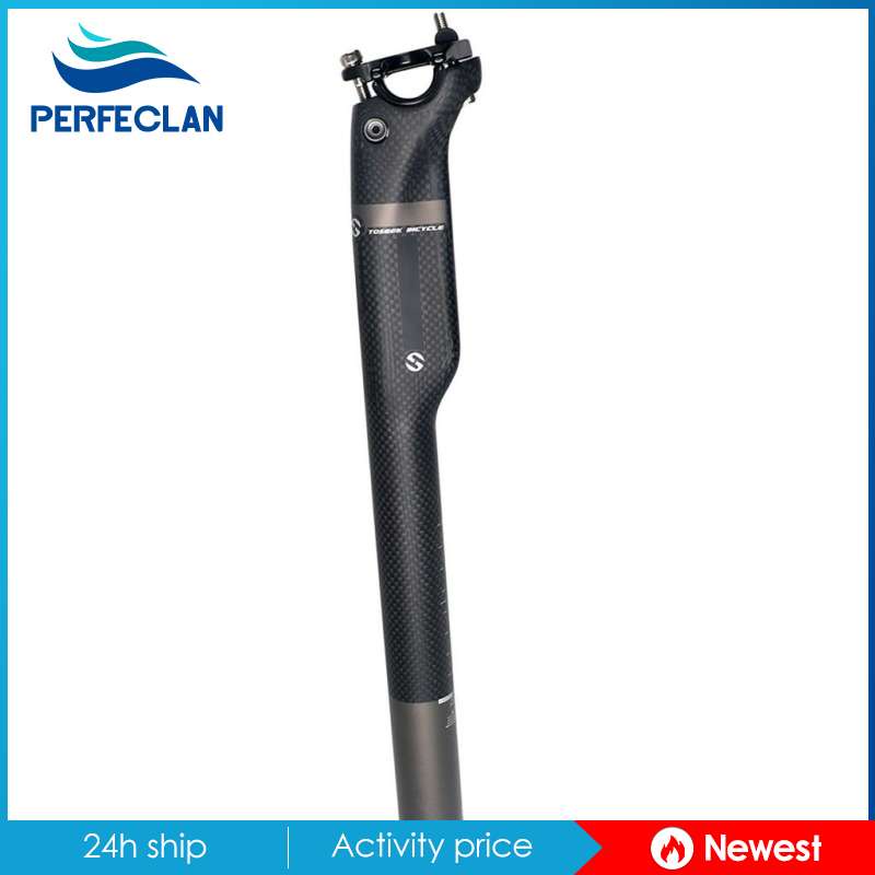 Trục Gắn Yên Xe Đạp 30.8 Bằng Sợi Carbon Dài 350mm 400mm 30.8x350mm