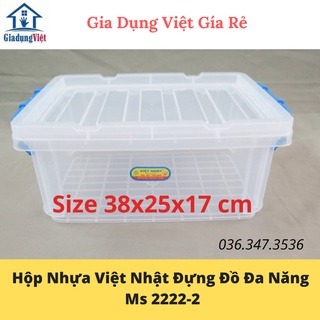 Hộp Nhựa Việt Nhật Đựng Thực Phẩm Đựng Đồ Đa Năng 2222-2 (TO)