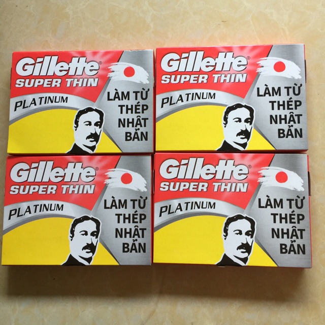 Lưỡi lam thép không gỉ Gillette Super Thin