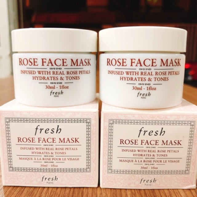 Mặt Nạ Hoa Hồng Fresh Rose Face Mask Giúp Làm Dịu, Cấp Ẩm &amp; Mềm Mượt Da