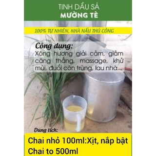 Tinh dầu Sả nguyên chất 500ml