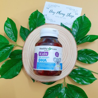 Viên uống DHA Healthy Care 60 viên mẫu mới - Vị chanh không tanh