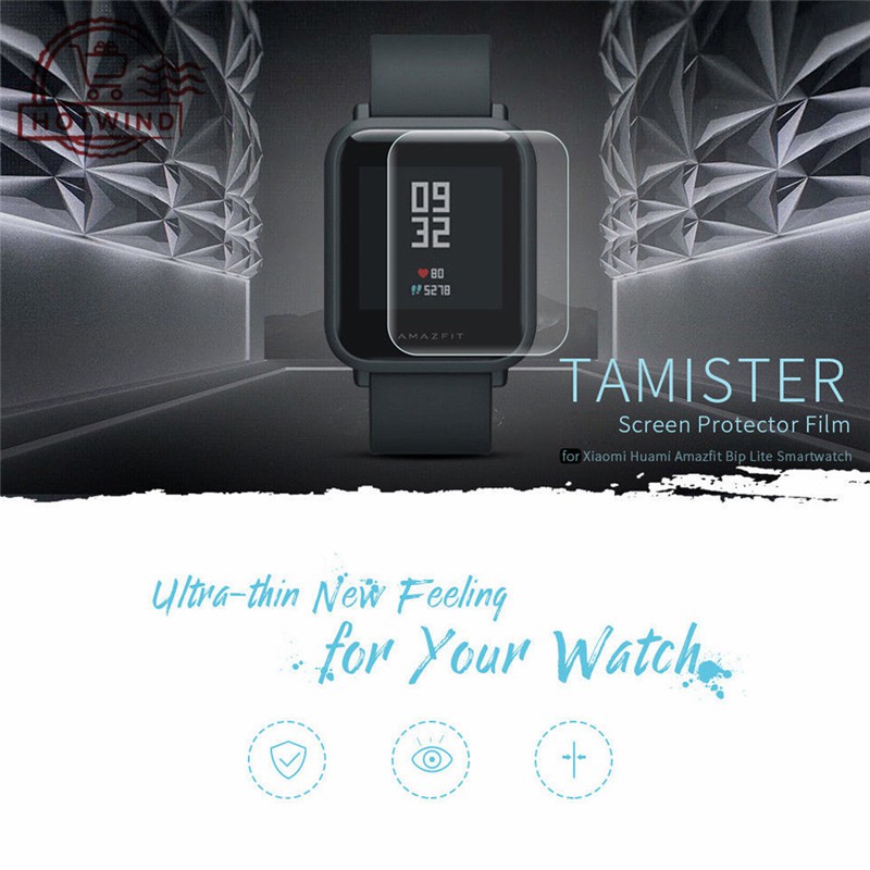Miếng dán cường lực bảo vệ màn hình chống cháy nổ dành cho đồng hồ thông minh Amazfit Bip