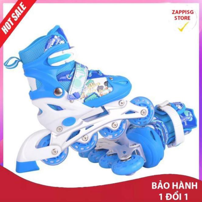 Siêu Sale Giày Patin trẻ em tặng mũ và đồ bảo hộ (5 đến 14 tuổi) - Bảo hành 1 đổi 1 [MUA BAO NHIÊU TẶNG BẤY NHIÊU]