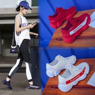 Giày Thể Thao Nữ Đế Mềm Supreme