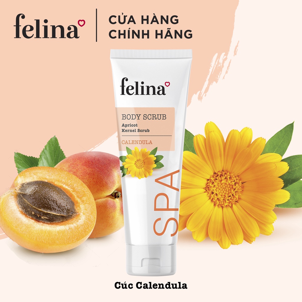 Combo 2 Tuýp Tẩy Tế Bào Chết dạng Gel Felina 300ml/Tuýp