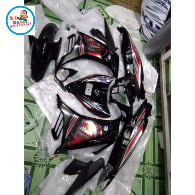 Tem rời ex 2011 đỏ đen LC chất liệu Crom cao cấp. Có shop bán Crom giả ae lưu ý.