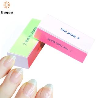 Dụng cụ làm móng tay 4 cách khối đánh bóng đệm