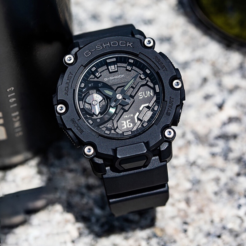 Đồng Hồ Nam Dây Nhựa Casio G-Shock GA-2200BB-1ADR Chính Hãng GA-2200BB-1ADR