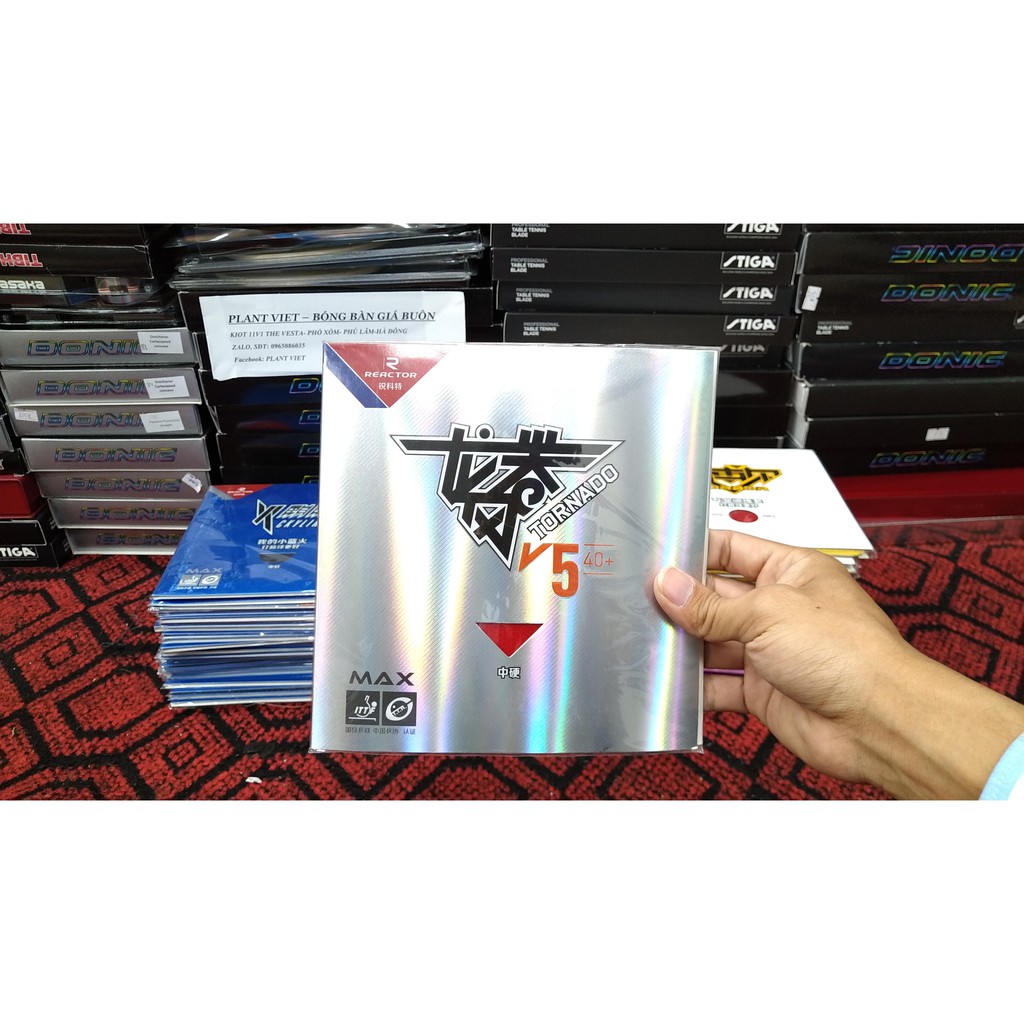 MẶT VỢT BÓNG BÀN REACTOR TORNADO V5 CHÍNH HÃNG
