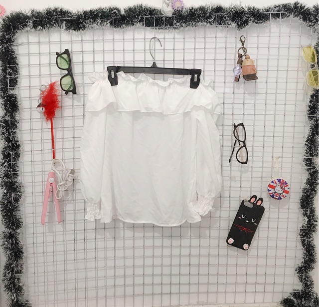 Áo bẹt vai voan xinh (gb) | BigBuy360 - bigbuy360.vn