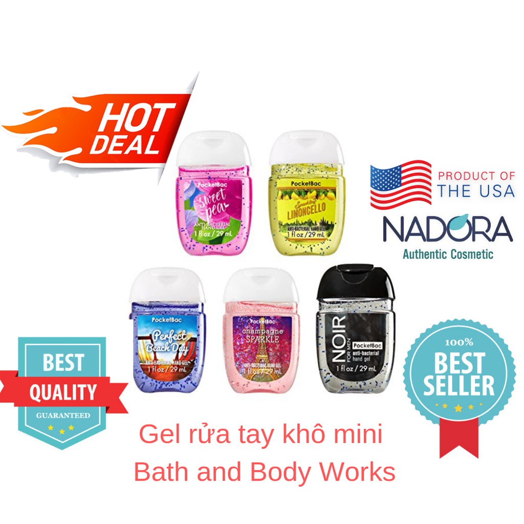 [Được Chọn Mùi] Gel rửa tay khô mini Bath and Body Works | BigBuy360 - bigbuy360.vn