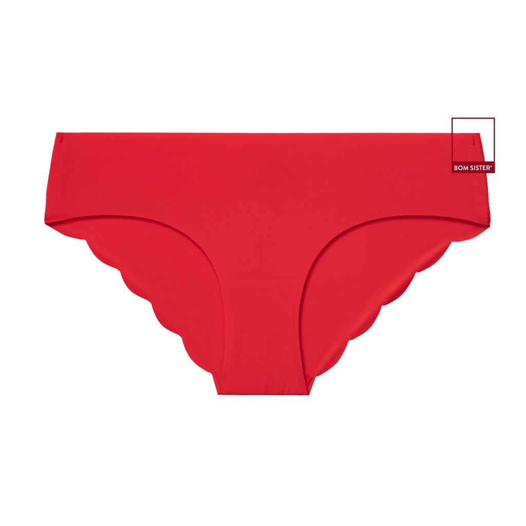 [Mã FARSBR99A giảm 10% đơn 99K] Quần lót su viền hoa không viền lưng vừa đáy ép BOM SISTER Q3019-1 | BigBuy360 - bigbuy360.vn