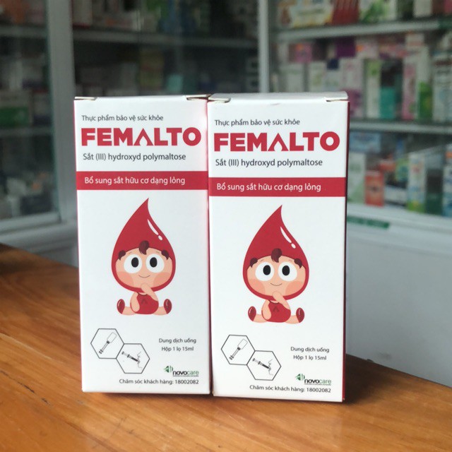 FEMALTO- Sắt hữu cơ nhỏ giọt (15ml)