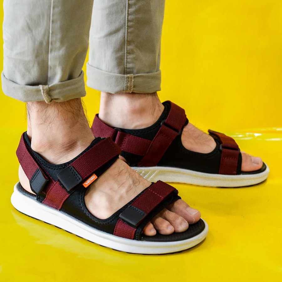 Giày sandal Vento unisex nam nữ 2 quai ngang siêu nhẹ có quai hậu cố định cho cặp đôi mang đi học đi biển du lịch NB02R