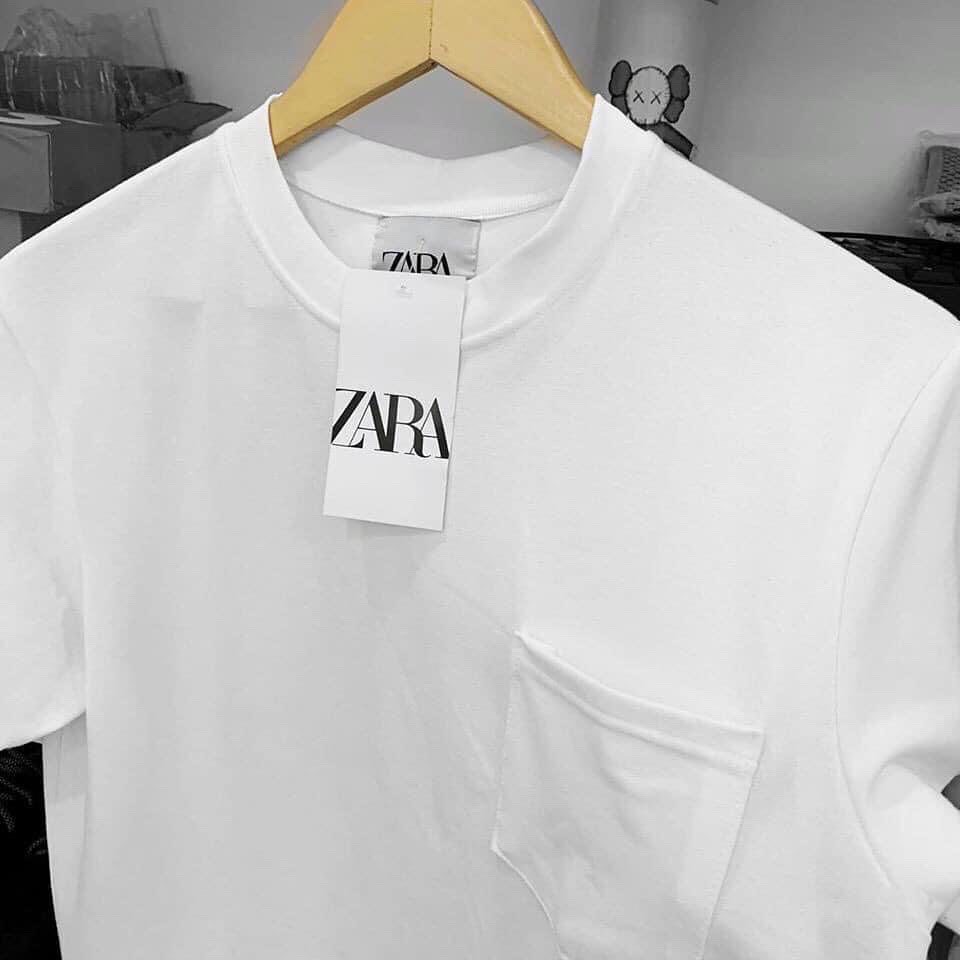 Áo thun ngắn tay ZARA [Chất Organic Cotton cao cấp ] áo phông nam nữ ZARA trơn hàng xuất khẩu chất lượng cao