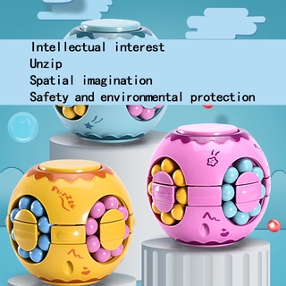Round-bead rubik's block for specialized intelligence development for children