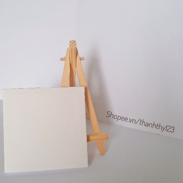 Bảng vải canvas mini 10×10 kèm giá đỡ