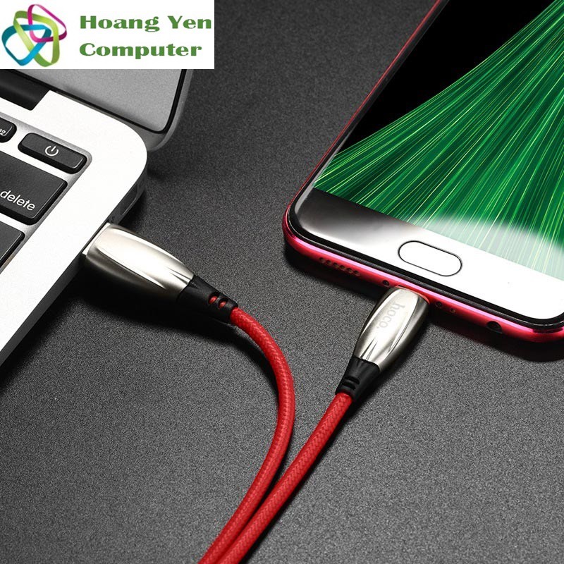 Cáp Sạc MICRO USB Hoco U71 Cho Android Dây Dù 1.2M - BH 1 Năm Chính Hãng (MÀU SẮC NGẪU NHIÊN) - Hoàng Yến Computer
