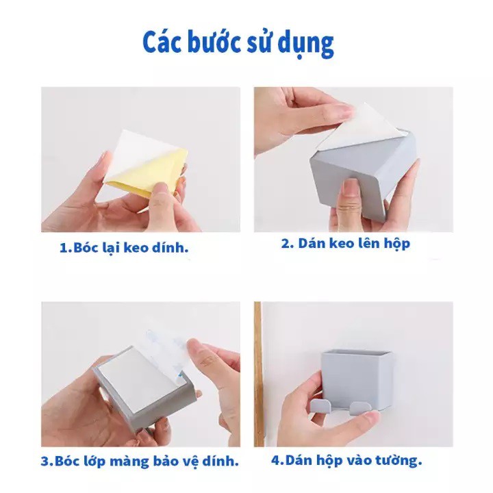 Khay Đựng Điều Khiển, Remot, Để Đồ Dán Tường Siêu Tiện Dụng