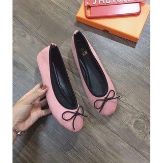 Giày bệt HM da lộn xuất dư