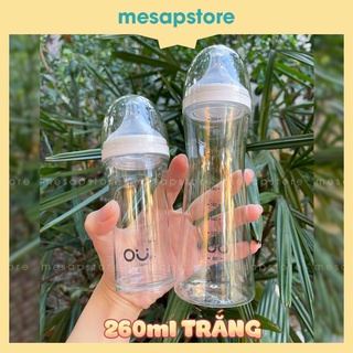 Bình sữa ou wish nội địa hàn quốc 140ml/260ml tặng kèm nắp đậy bình sữa