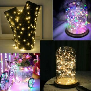 Đèn led trang trí mini dùng pin dài 2 m