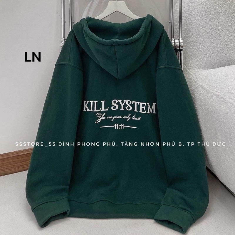 Áo khoác Kill SYSTEM mũ 2 lớp DA6