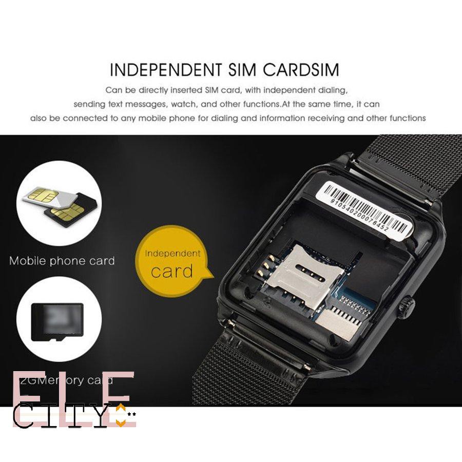 1 Bộ Đồng Hồ Đeo Tay Thông Minh Z60 Chống Nước Có Chức Năng Đếm Bước Chân / Bước / Nhắc Nhở Và Báo Thức