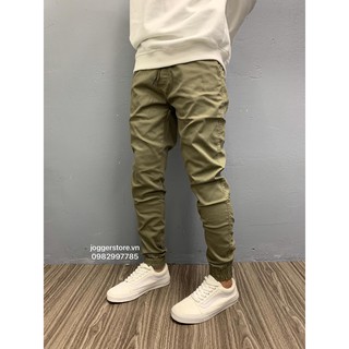 Quần Jogger Kaki Co Giãn Rêu