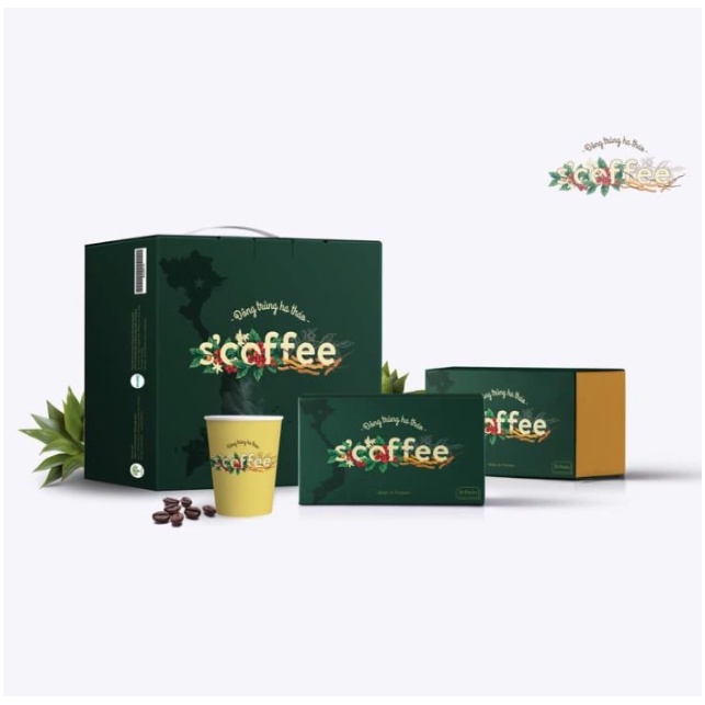 S'Coffee cà phê pha sẵn Đông trùng hạ thảo