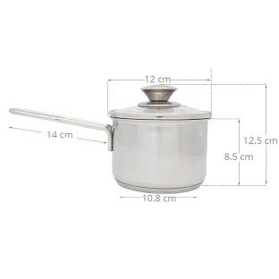 Quánh inox Fivestar Q12-3DG 12cm dùng được trên tất cả các loại bếp rất tiện lợi