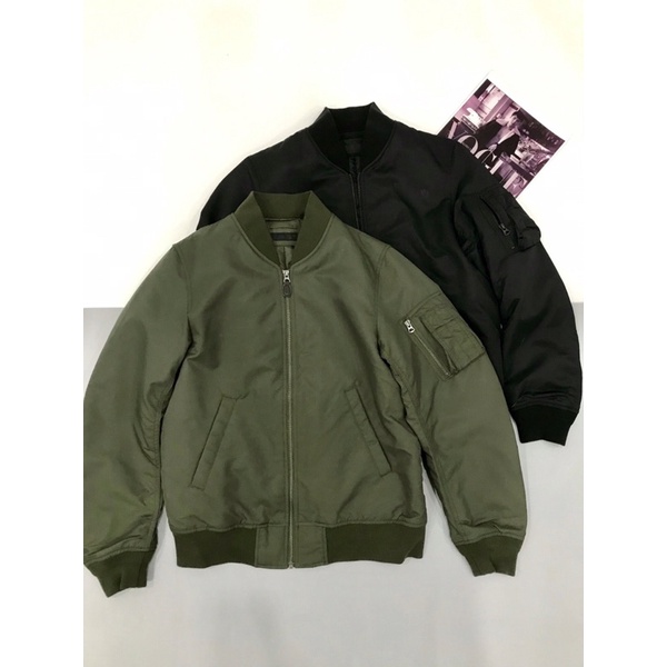 CHÍNH HÃNG - Áo khoác Bomber UNIQLO MA-1 Blouson