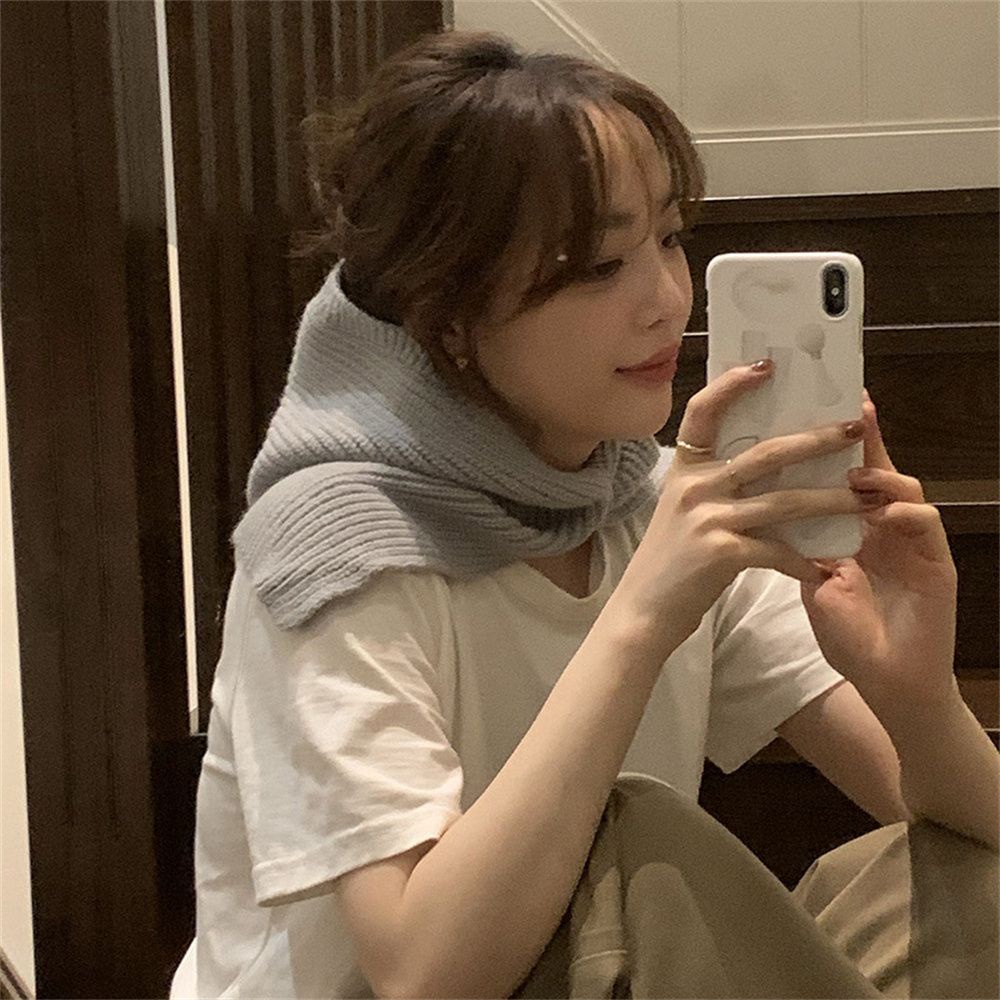 Mũ len dệt kim trùm đầu giữ ấm có thể điều chỉnh nhiều màu tùy chọn cho nữ