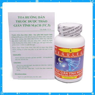 [USA] Dược thảo Toàn Chân chai số 5 hỗ trợ điều trị đau nhức chân - suy giãn tĩnh mạch chân