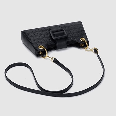 🌸Hàng Order🌸 Túi Xách Nữ CEEKAY Da Trơn Họa Tiết Khóa Kéo Kèm Đai Dính Quai Da Chéo Sang Chảnh Nữ Tính 🌸Hàng Quảng Châu