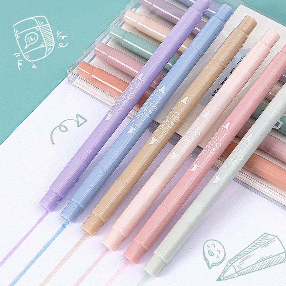 Patricia Bút Mực Đầu Tròn Hai Đầu Dùng Trong Trường Học / Văn Phòng