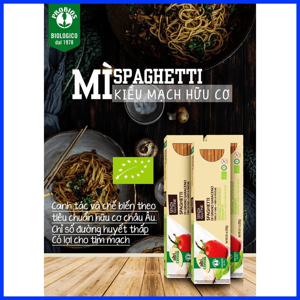 [Cao Cấp] Mì Spaghetti kiều mạch hữu cơ 250g Probios